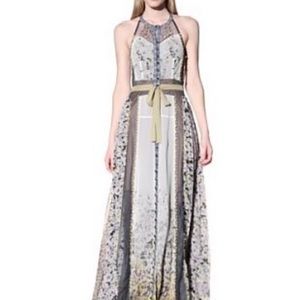 Byron Lars Maxi Floral Chiffon Dress | Size 6